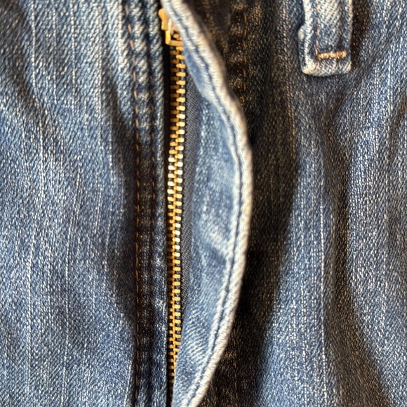 Vintage Lee High Rise Tapered Mom Jeans Side Elastic Medium Blue Wash Size 10 - Picture 7 of 14